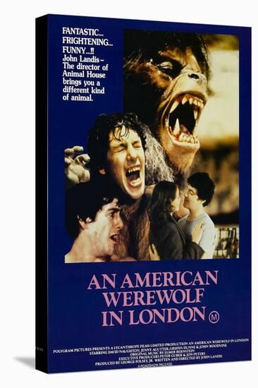 An American Werewolf In London, David Naughton, Jenny Agutter, David Naughton, 1981-null-Stretched Canvas