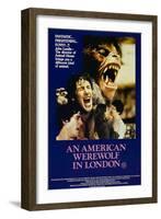 An American Werewolf In London, David Naughton, Jenny Agutter, David Naughton, 1981-null-Framed Art Print