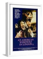 An American Werewolf In London, David Naughton, Jenny Agutter, David Naughton, 1981-null-Framed Art Print