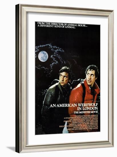 An American Werewolf In London, Griffin Dunne, David Naughton, 1981-null-Framed Art Print