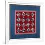 An Amish Crazy Quilt Pattern Coverlet. 'K.F.', Lancaster County, Pennsylvania, 1922-null-Framed Giclee Print