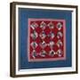 An Amish Crazy Quilt Pattern Coverlet. 'K.F.', Lancaster County, Pennsylvania, 1922-null-Framed Giclee Print