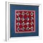 An Amish Crazy Quilt Pattern Coverlet. 'K.F.', Lancaster County, Pennsylvania, 1922-null-Framed Giclee Print