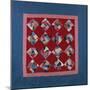 An Amish Crazy Quilt Pattern Coverlet. 'K.F.', Lancaster County, Pennsylvania, 1922-null-Mounted Premium Giclee Print