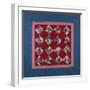 An Amish Crazy Quilt Pattern Coverlet. 'K.F.', Lancaster County, Pennsylvania, 1922-null-Framed Giclee Print