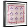 An Amish Pieced and Appliqued Cotton Quilted Coverlet, circa 1930-null-Framed Giclee Print