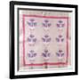 An Amish Pieced and Appliqued Cotton Quilted Coverlet, circa 1930-null-Framed Giclee Print