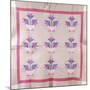 An Amish Pieced and Appliqued Cotton Quilted Coverlet, circa 1930-null-Mounted Giclee Print