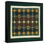 An Amish Pieced & Quilted Cotton Coverlet, Late 19th Century-null-Framed Stretched Canvas