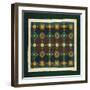 An Amish Pieced & Quilted Cotton Coverlet, Late 19th Century-null-Framed Giclee Print