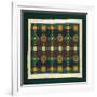 An Amish Pieced & Quilted Cotton Coverlet, Late 19th Century-null-Framed Giclee Print