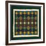 An Amish Pieced & Quilted Cotton Coverlet, Late 19th Century-null-Framed Giclee Print