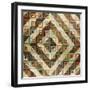 An Amish Pieced & Quilted Cotton Coverlet, Late 19th/Early 20th Century-null-Framed Premium Giclee Print