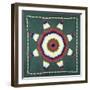 An Amish Star of Bethlehem Coverlet, Pennsylvania, Pieced and Quilted Cotton, Circa 1930-null-Framed Giclee Print