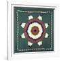 An Amish Star of Bethlehem Coverlet, Pennsylvania, Pieced and Quilted Cotton, Circa 1930-null-Framed Giclee Print