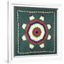 An Amish Star of Bethlehem Coverlet, Pennsylvania, Pieced and Quilted Cotton, Circa 1930-null-Framed Giclee Print