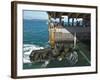 An Amphibious Assault Vehicle Enters the Well Deck of USS Tortuga-null-Framed Photographic Print