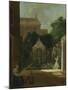 An Amsterdam Canal House Garden, Cornelis Troost-Cornelis Troost-Mounted Art Print