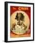 An Amusing Cover Showing an Elephant Taking a Meal From Two Clowns-null-Framed Giclee Print