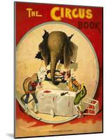 An Amusing Cover Showing an Elephant Taking a Meal From Two Clowns-null-Mounted Giclee Print