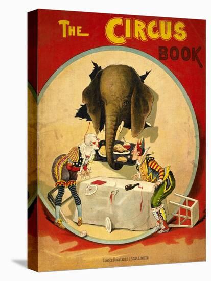 An Amusing Cover Showing an Elephant Taking a Meal From Two Clowns-null-Stretched Canvas