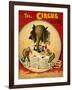 An Amusing Cover Showing an Elephant Taking a Meal From Two Clowns-null-Framed Giclee Print