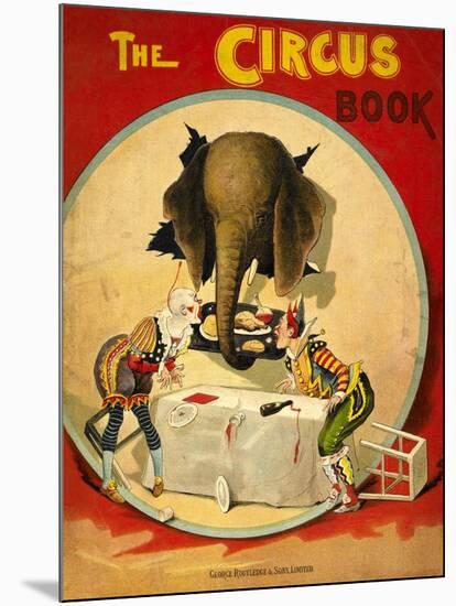 An Amusing Cover Showing an Elephant Taking a Meal From Two Clowns-null-Mounted Giclee Print