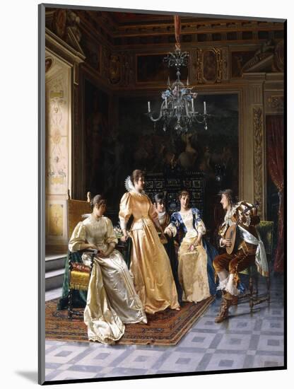 An Amusing Song-Vittorio Reggianini-Mounted Giclee Print