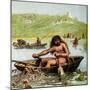 An Ancient Briton in His Boat-null-Mounted Giclee Print
