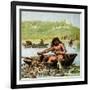 An Ancient Briton in His Boat-null-Framed Giclee Print