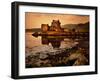 An Ancient Castle Beside a Loch in Scotland-Jody Miller-Framed Photographic Print