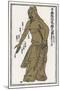 An Ancient Chinese Acupuncture Chart-T'ongjen Tschen Kieou King-Mounted Premium Giclee Print