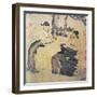 An Ancient Chinese Poet (Facsimile of Original Chinese Scroll)-null-Framed Giclee Print