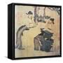 An Ancient Chinese Poet (Facsimile of Original Chinese Scroll)-null-Framed Stretched Canvas