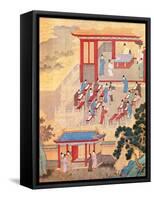 An Ancient Chinese Public Examination, Facsimile of Original Chinese Scroll-null-Framed Stretched Canvas