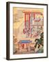 An Ancient Chinese Public Examination, Facsimile of Original Chinese Scroll-null-Framed Giclee Print