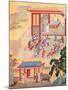 An Ancient Chinese Public Examination, Facsimile of Original Chinese Scroll-null-Mounted Giclee Print