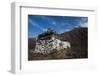 An ancient chorten along the Laya-Gasa trekking route near Jangothang, Bhutan, Himalayas, Asia-Alex Treadway-Framed Photographic Print