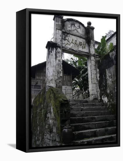 An Ancient City in China-Ryan Ross-Framed Stretched Canvas