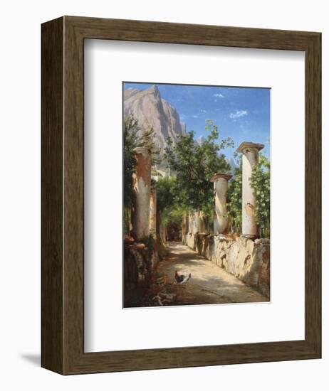 An Ancient Colonnade, Italy-Carl Frederic Aagaard-Framed Premium Giclee Print