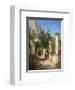 An Ancient Colonnade, Italy-Carl Frederic Aagaard-Framed Premium Giclee Print