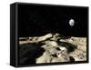 An Ancient Lava Flow on Earth's Moon-Stocktrek Images-Framed Stretched Canvas