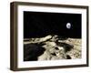 An Ancient Lava Flow on Earth's Moon-Stocktrek Images-Framed Premium Photographic Print