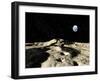 An Ancient Lava Flow on Earth's Moon-Stocktrek Images-Framed Premium Photographic Print