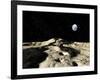 An Ancient Lava Flow on Earth's Moon-Stocktrek Images-Framed Premium Photographic Print