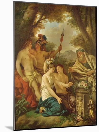 An Ancient Marriage (Oil on Canvas)-Jean Jacques II Lagrenee-Mounted Giclee Print