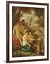 An Ancient Marriage (Oil on Canvas)-Jean Jacques II Lagrenee-Framed Giclee Print