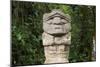 An ancient pre-Columbian stone carving at San Agustin, UNESCO World Heritage Site, South Colombia-Alex Treadway-Mounted Premium Photographic Print