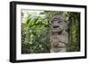 An ancient pre-Columbian stone carving at San Agustin, UNESCO World Heritage Site, South Colombia-Alex Treadway-Framed Photographic Print