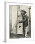 An Andean Harpist with His Harp-null-Framed Photographic Print